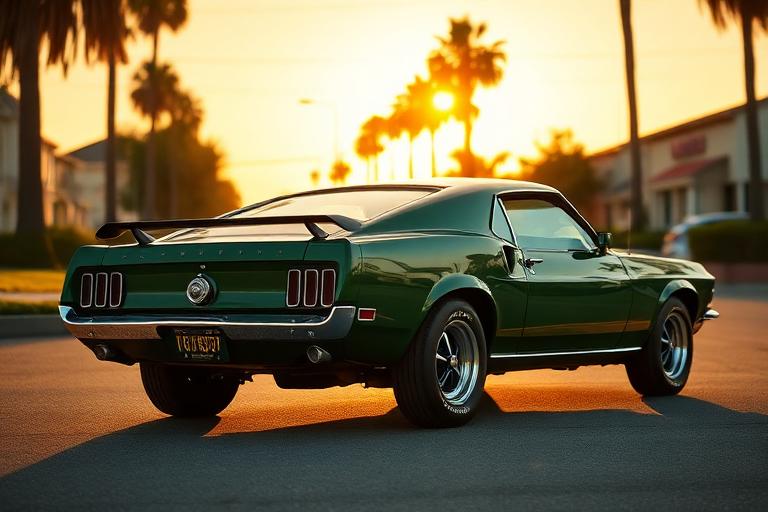 Classic 1969 Ford Mustang Fastback in Highland Green